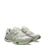 Grey sneakers, side view