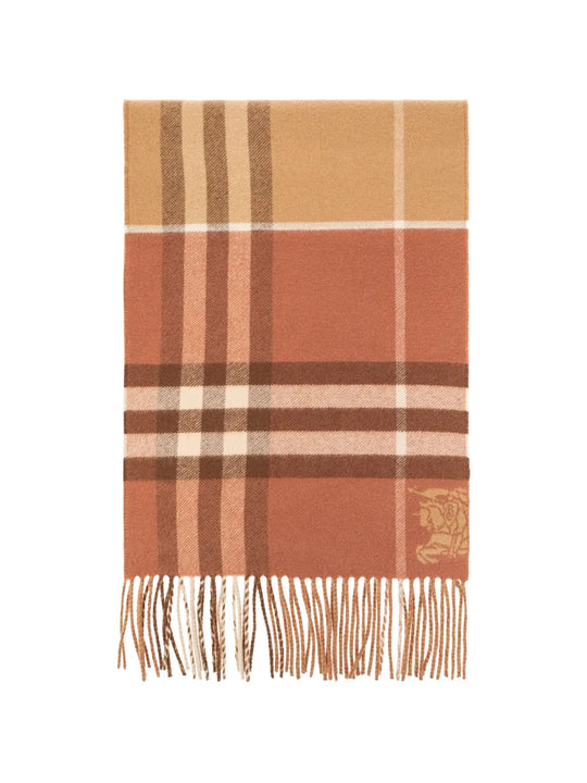Brown scarf, front view