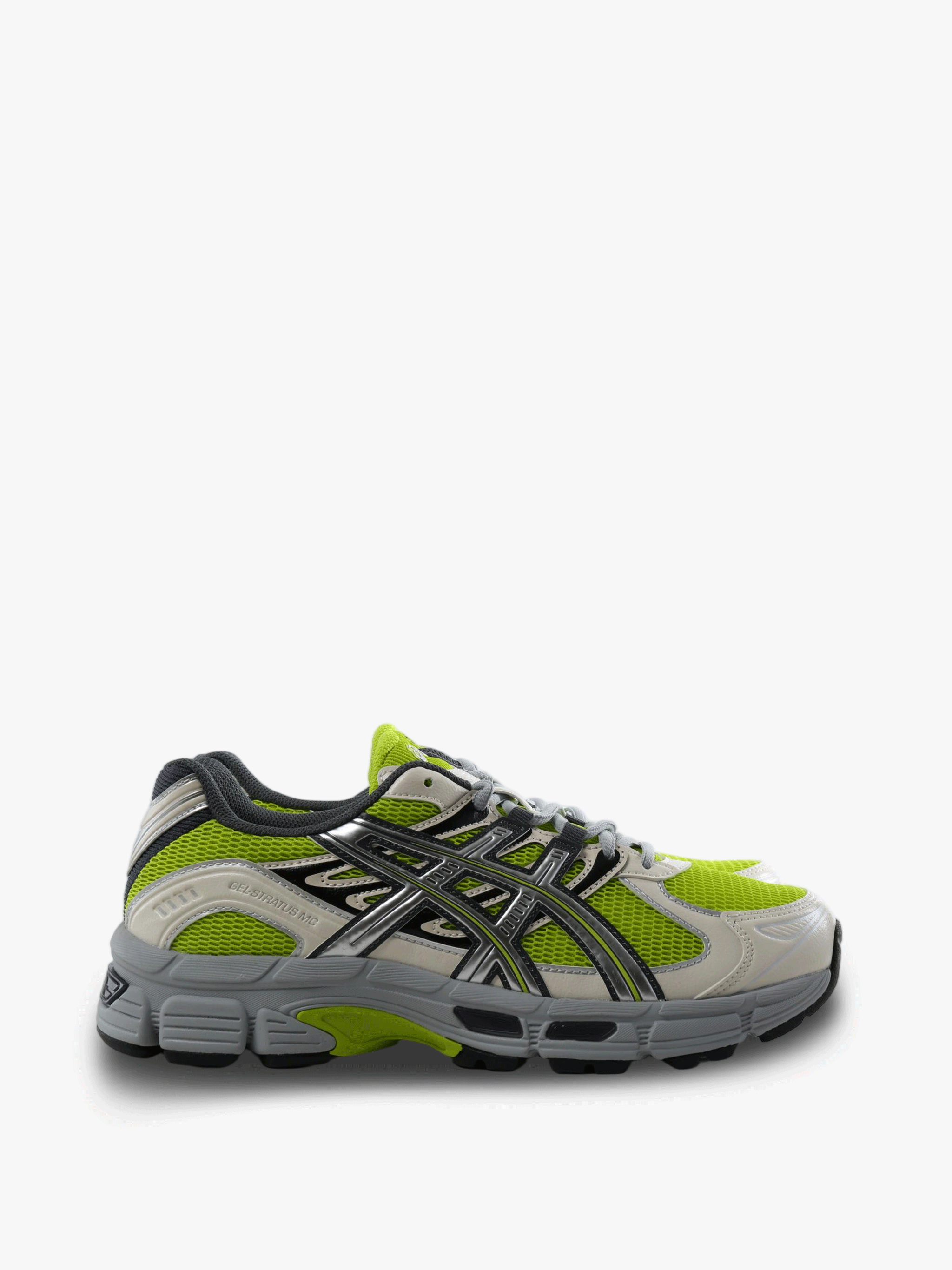 Green shoes, side view