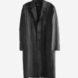 Black coat, front view