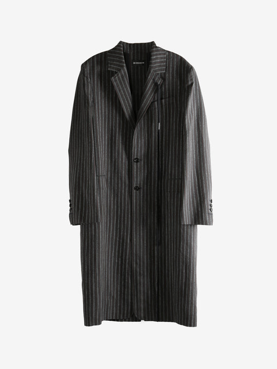 Black coat, front view