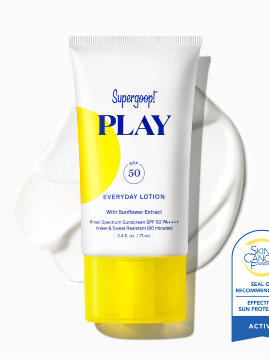 White lotion, front view