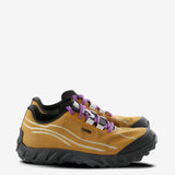 Yellow sneakers, front view