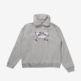 Grey knitwear, front view