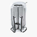 White bag, back view