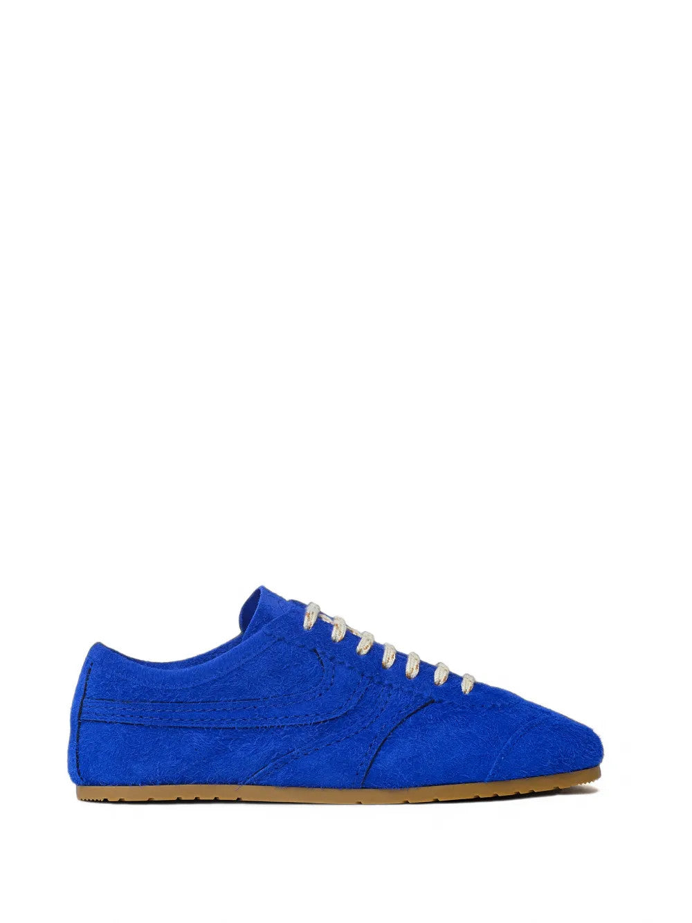 Blue shoes, side view