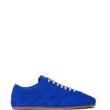 Blue shoes, side view