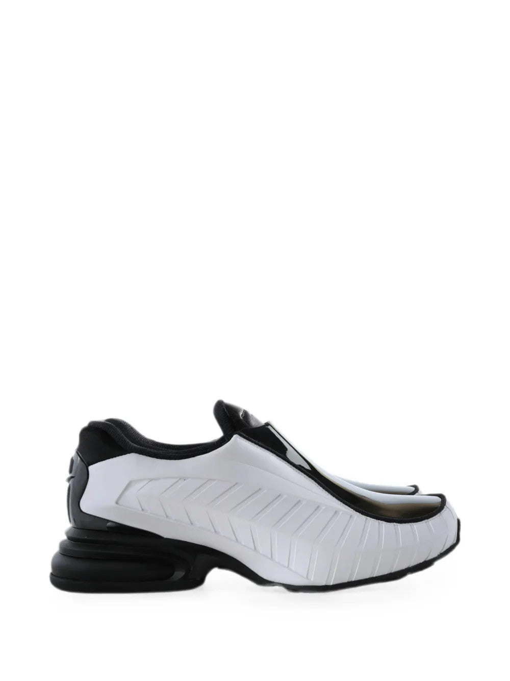 White shoes, side view
