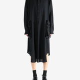 Black dress, full body view