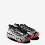 Gray sneakers, side view