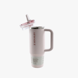 Pink tumbler, front view