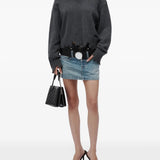 Grey hoodie, front view