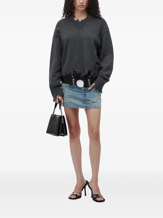 Grey hoodie, front view