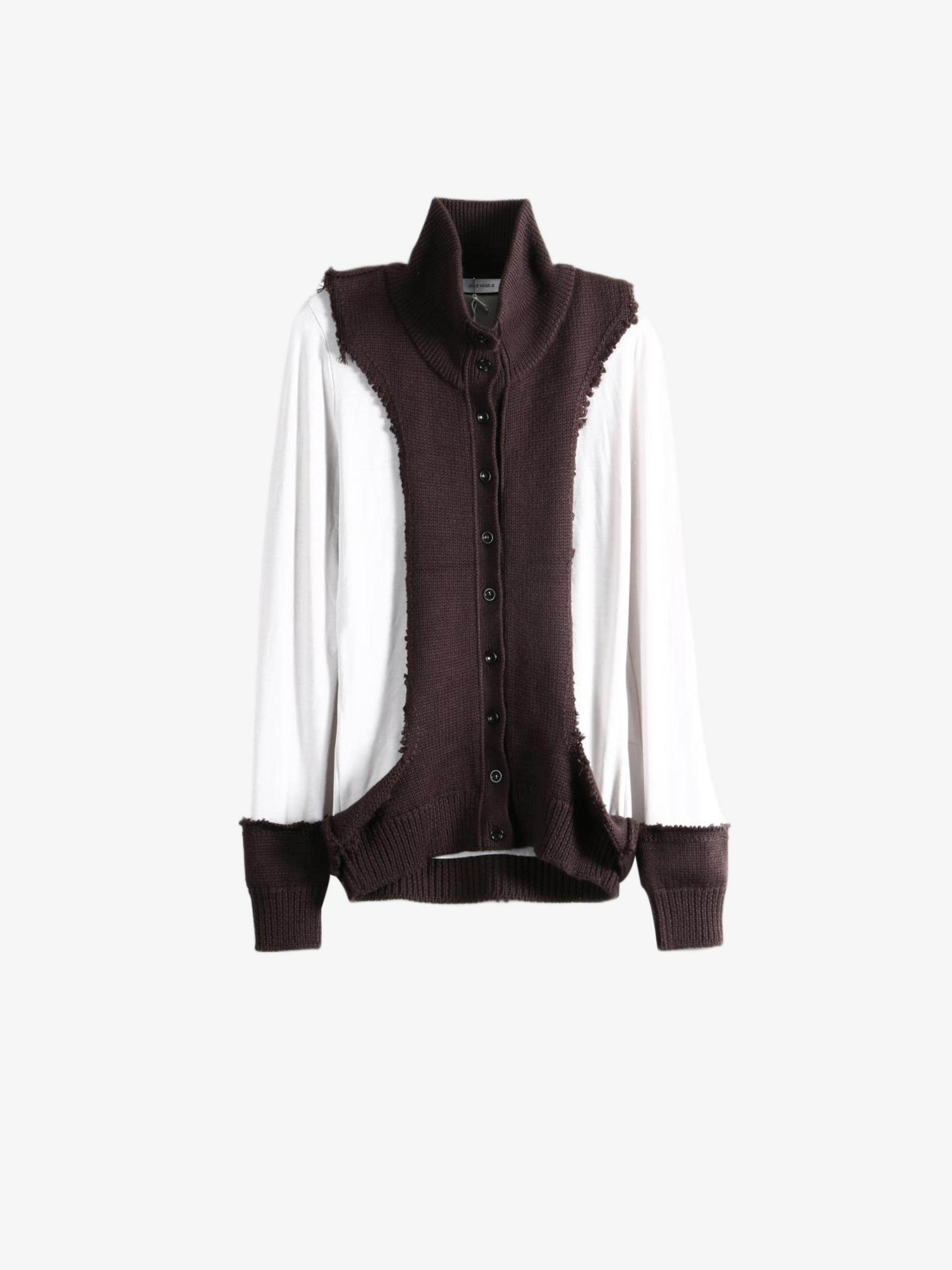 Brown knitwear, front view
