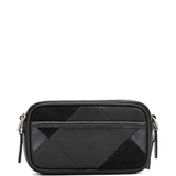 Black bags, back view