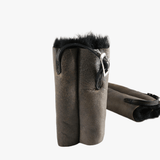 Grey accessories, front view