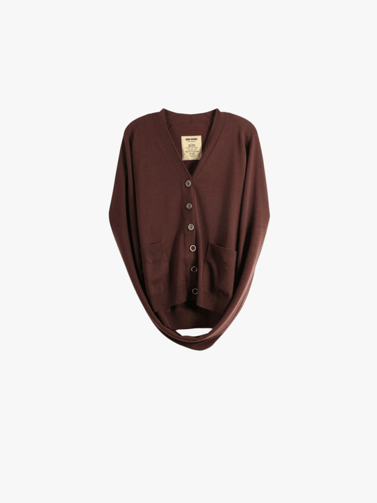 Brown knitwear, front view