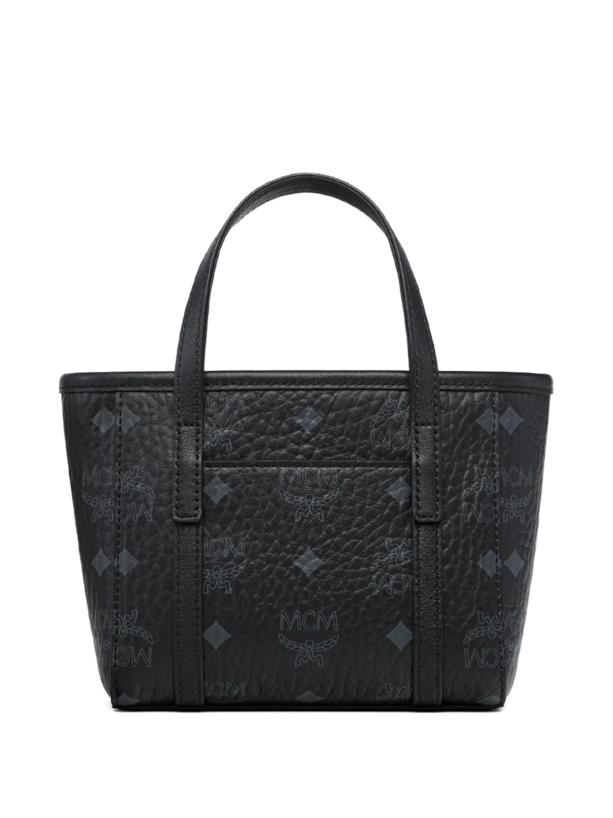 Black bags, front view