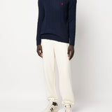 POLO RALPH LAUREN - Men Long-Sleeve Wool/Cashmere Cable Knit Crewneck Sweater