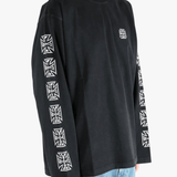 Black sweats-hoodies worn by a person, showing the fit