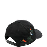 Black hats, back view