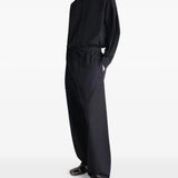Black shirt, full body view