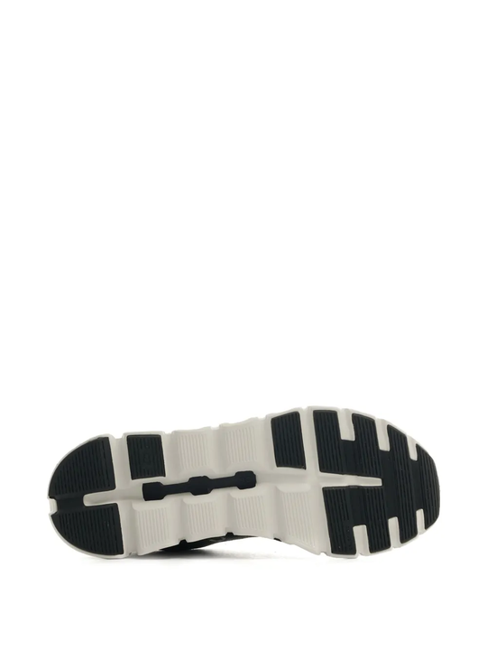 Black sneakers, bottom view