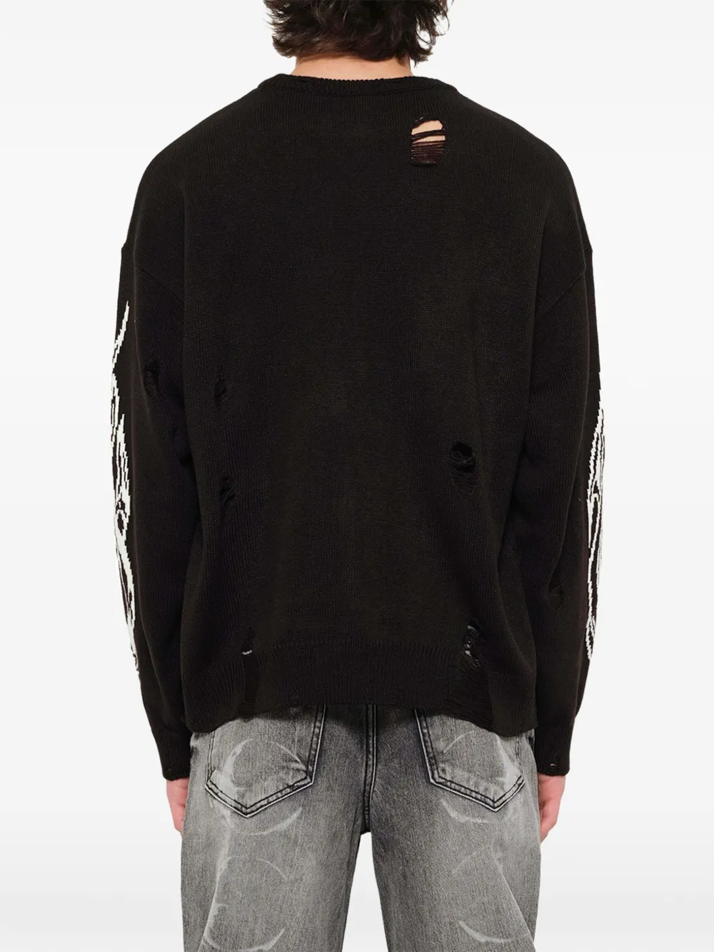 Black hoodie, full body view