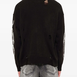 Black hoodie, full body view
