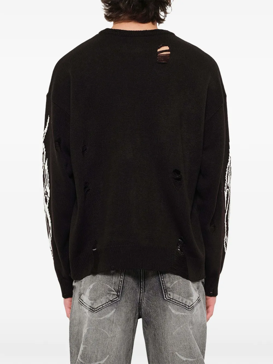 Black hoodie, full body view