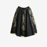 Black skirt, front view