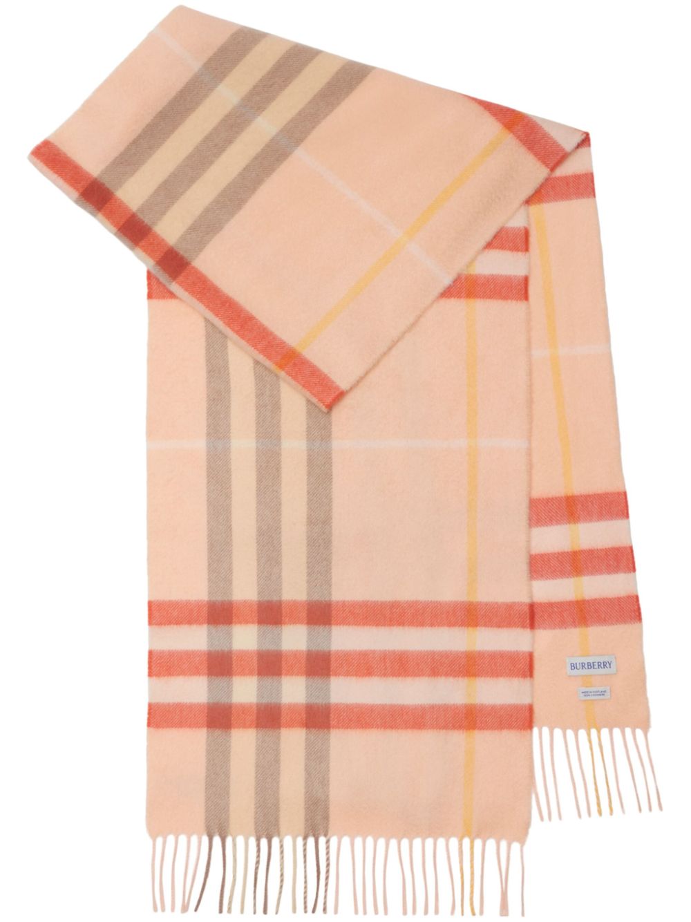 BURBERRY - Unisex 168X30 Giant Check Cashmere Scarf