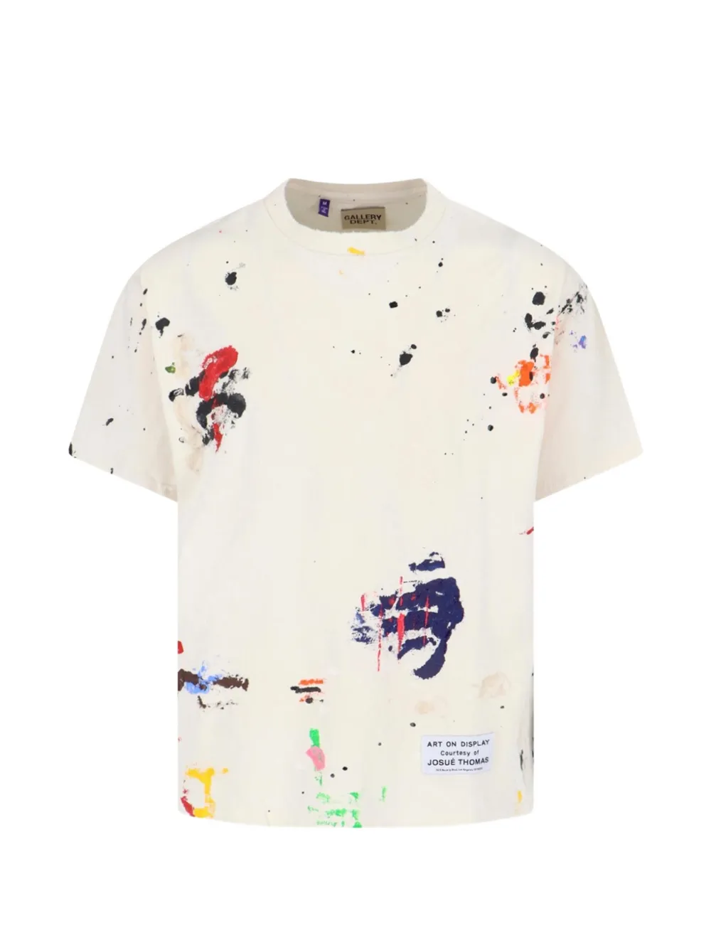 White t-shirt, front view