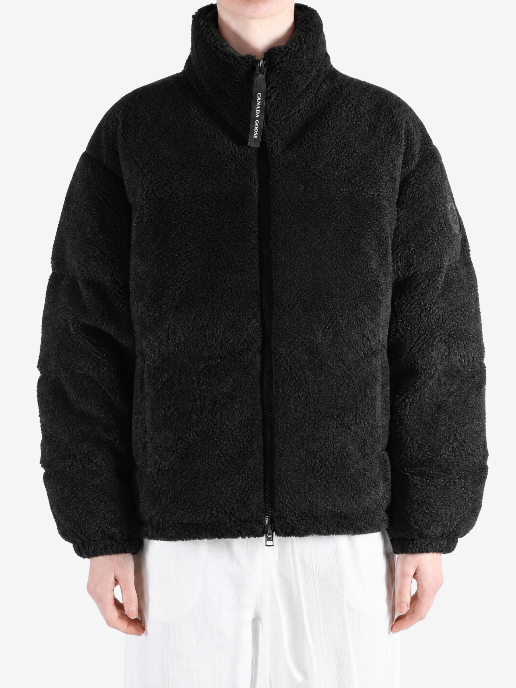 Black jacket, full body view