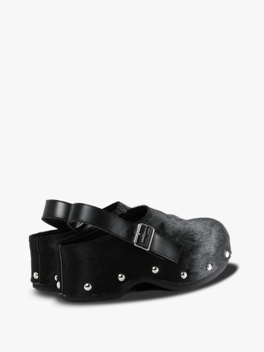 Black shoes, side view