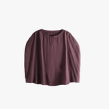Burgundy top, front view