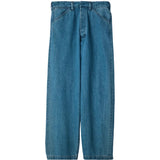 Blue pants, front view