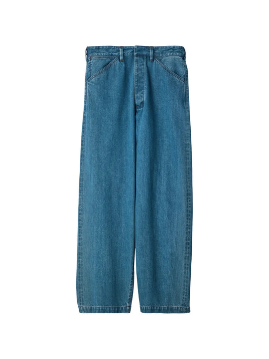 Blue pants, front view