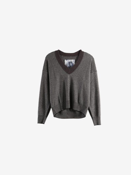 Black knitwear, front view
