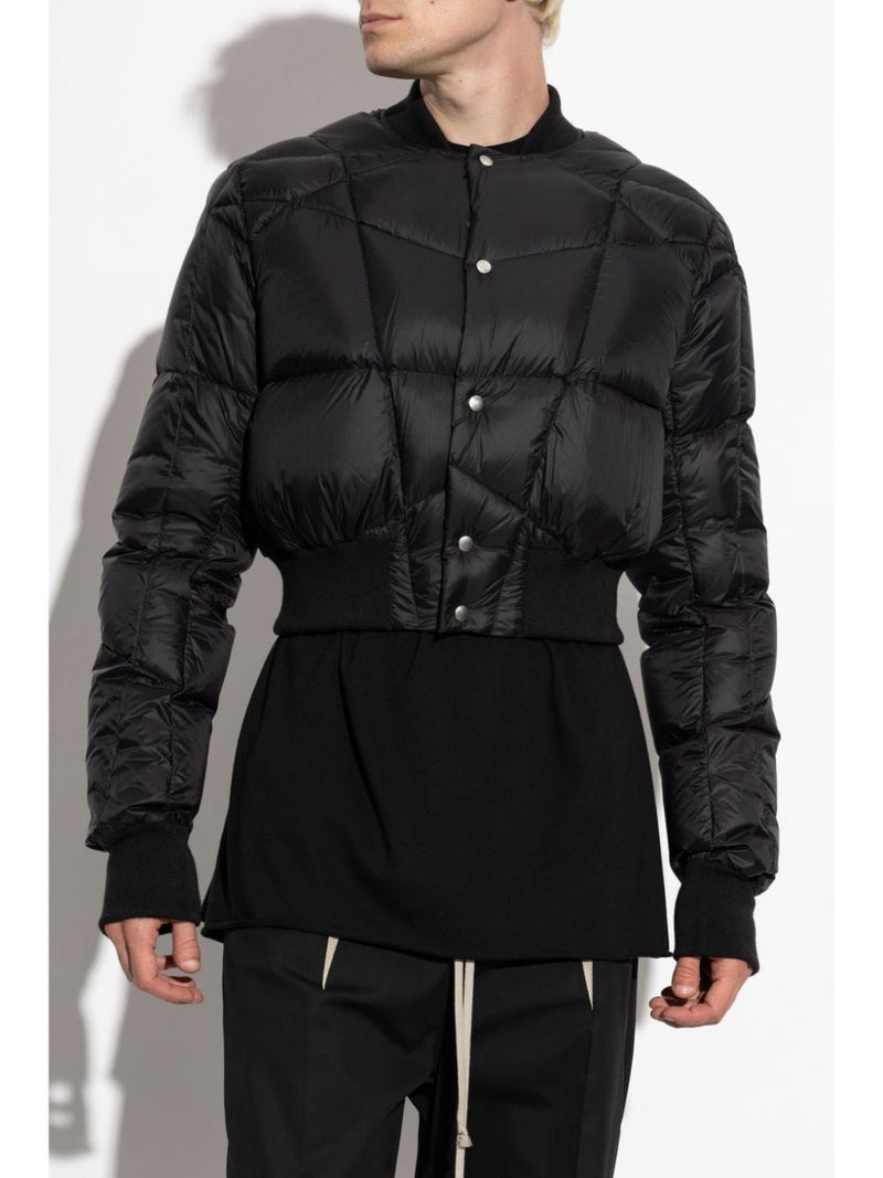 RICK OWENS - Men Bomber Piumino Cropped Flight Jacket