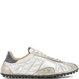 Grey sneakers, front view