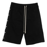 Black shorts, front view