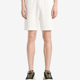 White shorts, full body view