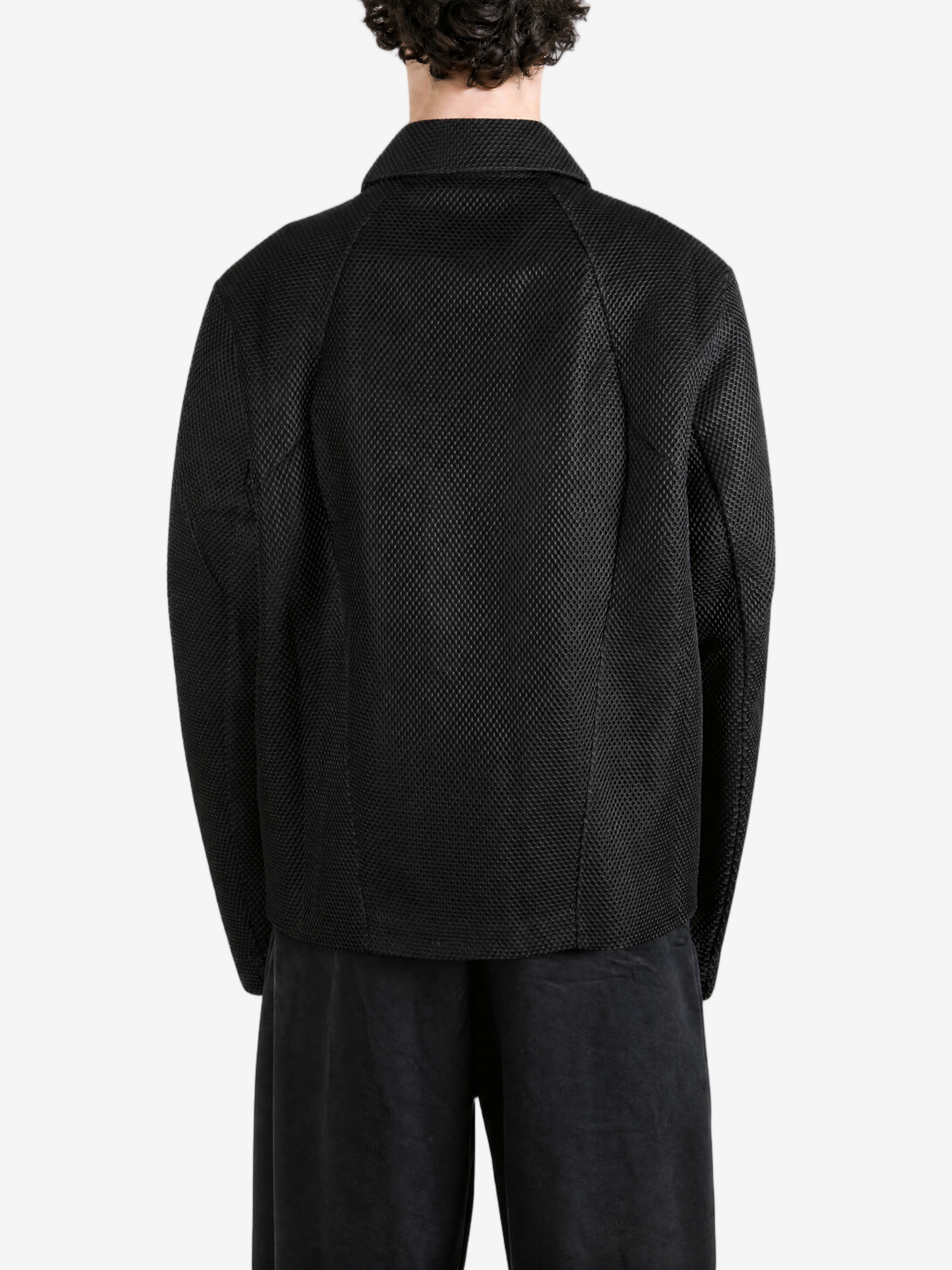 Black jacket, full body view