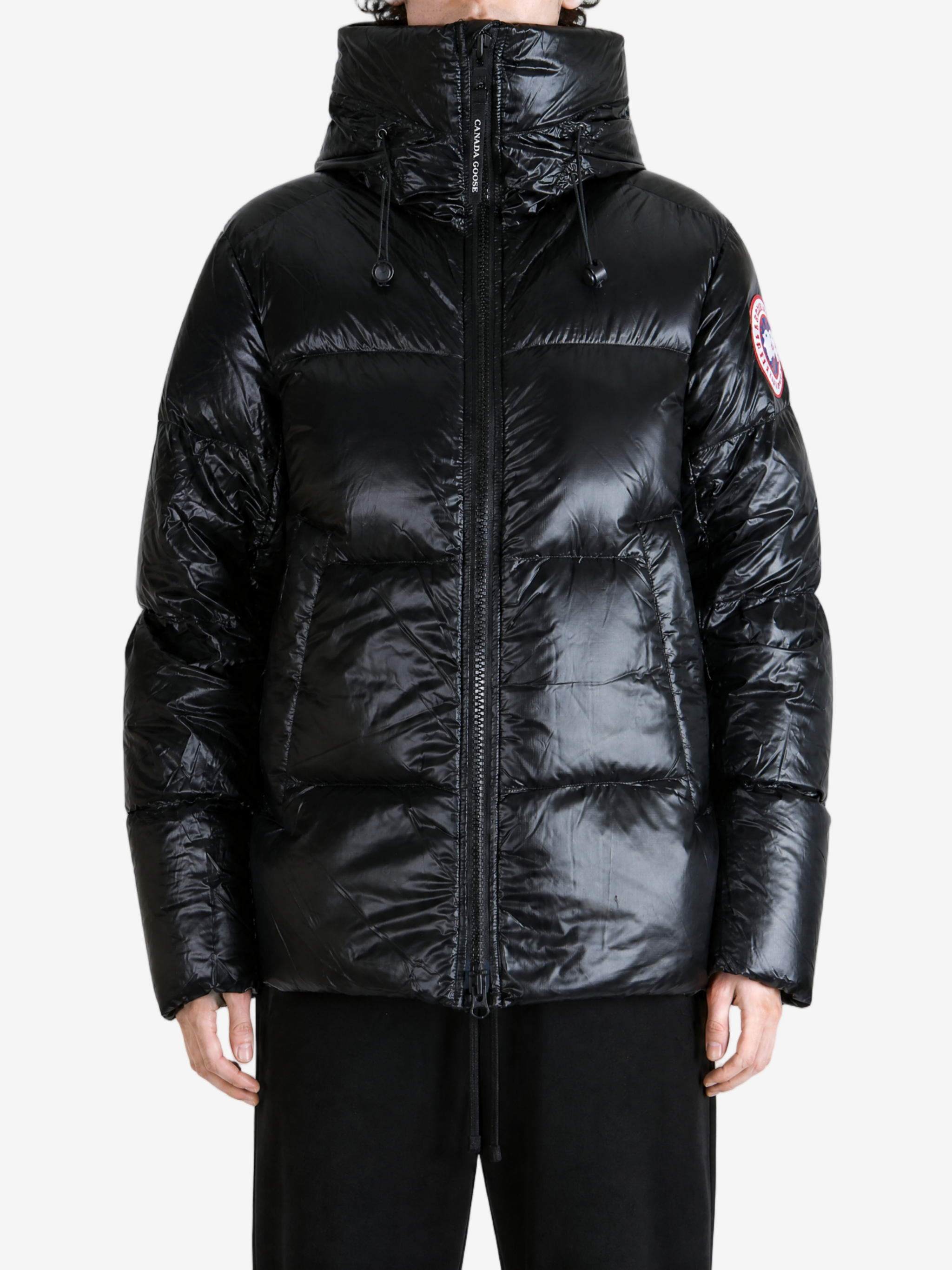 Black jacket, full body view