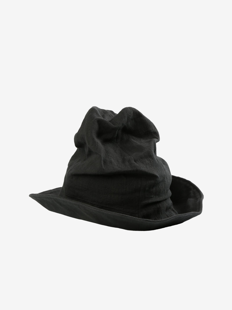 Black hat, side view