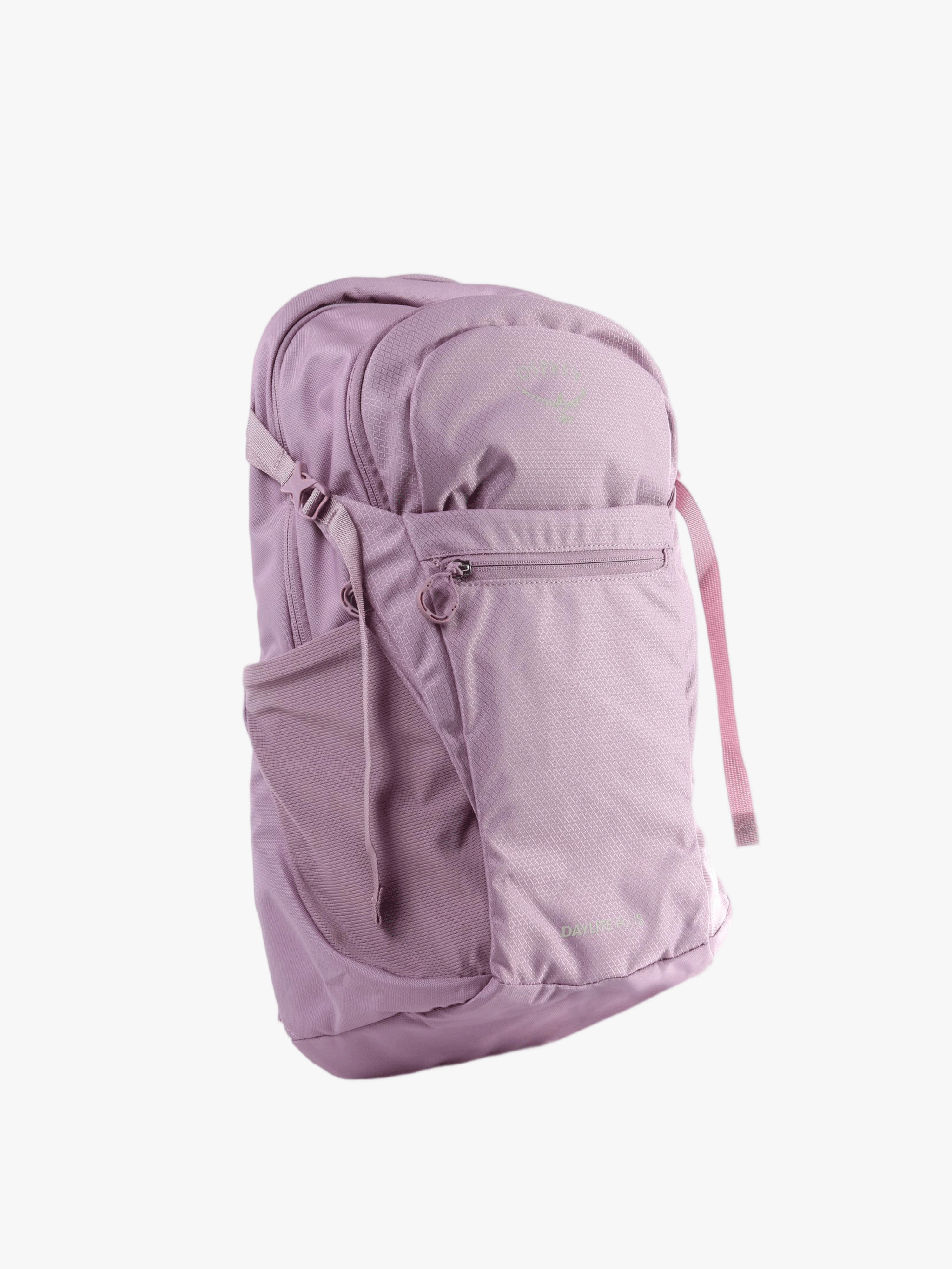 Purple bag, front view