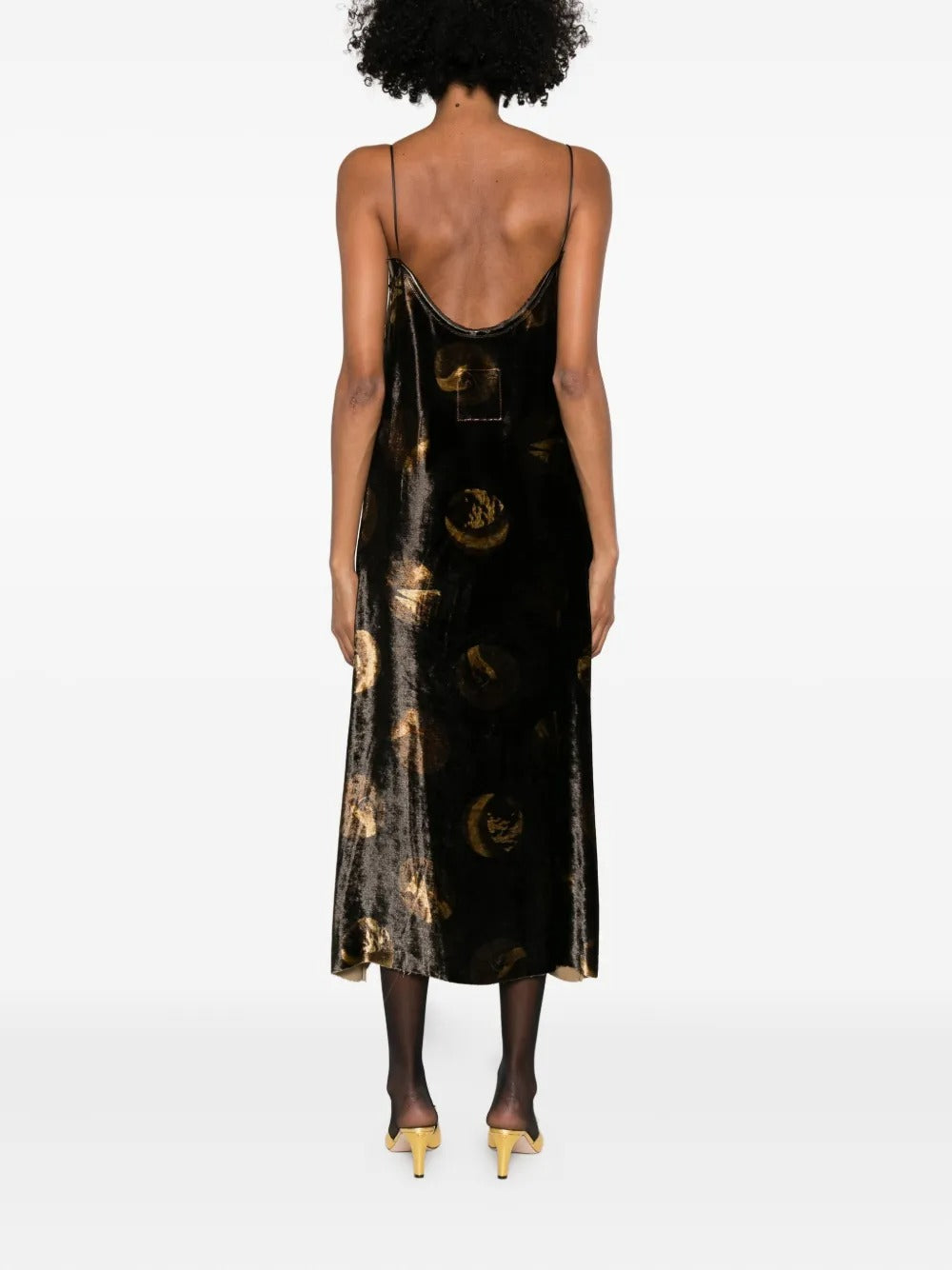 Brown dresses, full body view