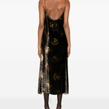 Brown dresses, full body view