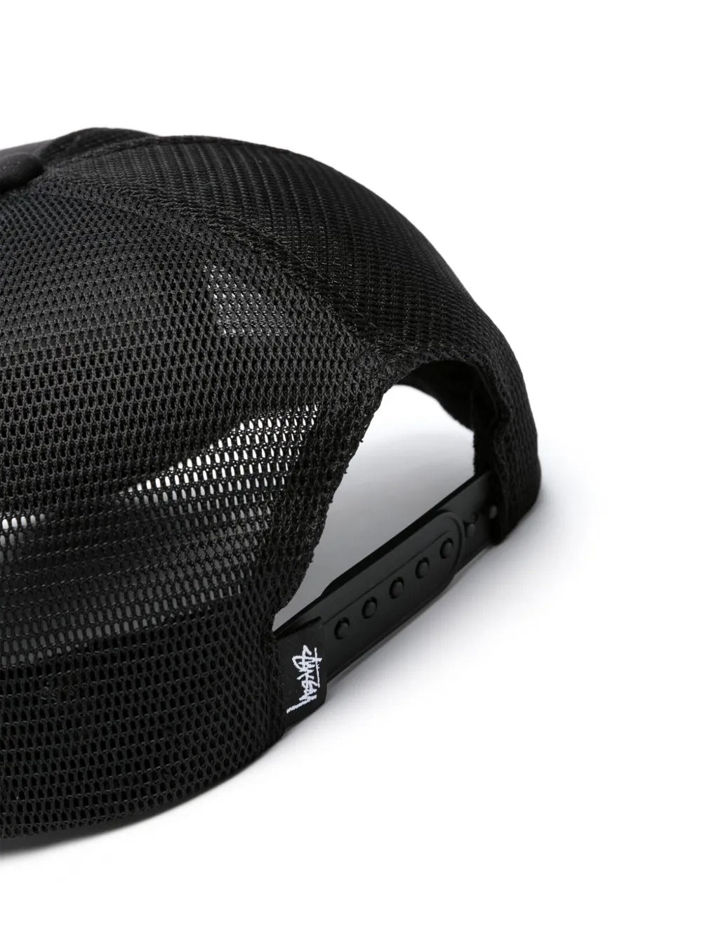 Black hat, back view